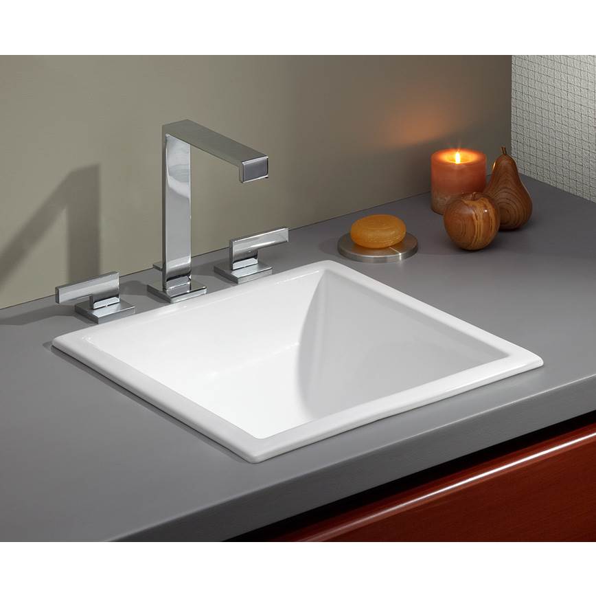 Cheviot Products - SQUARE Drop-In/Undermount Sink - White