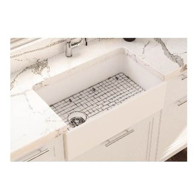 Cheviot Products - Adria Fireclay Kitchen Sink, 30'', Gloss White - Gloss White