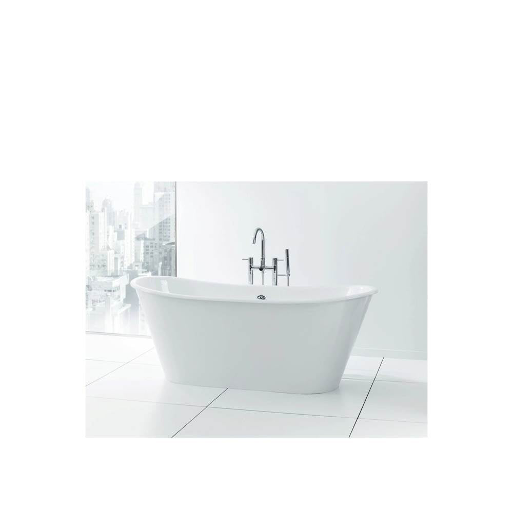 Cheviot Products - Iris Tub, Polished Stainless Steel Skirt - Polished Stainless