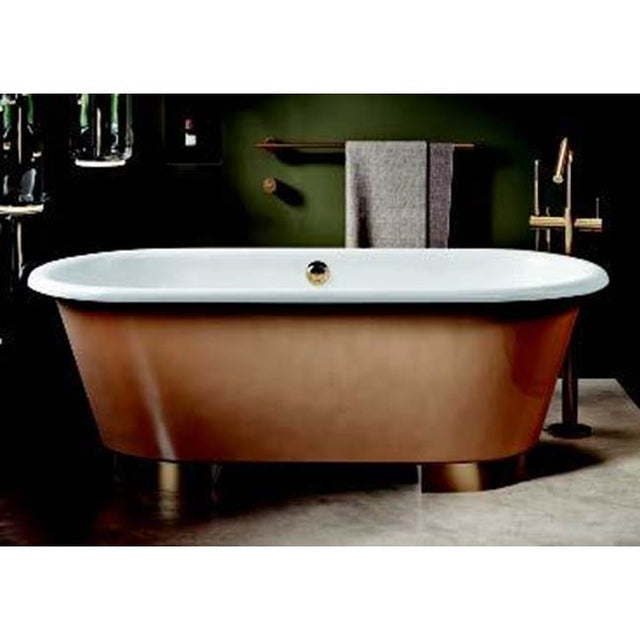 Cheviot Products - Cambridge Tub, White, Chrome Feet - White With Chrome Feet