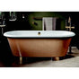 Cheviot Products - Cambridge Tub, White, Chrome Feet - White With Chrome Feet