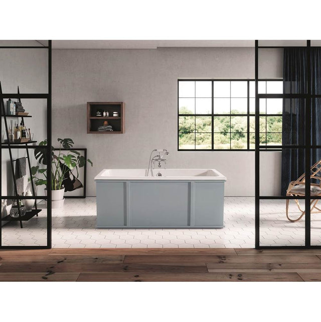 Cheviot Products - CLARENCE Cast Iron Bathtub - White Interior with White Exterior