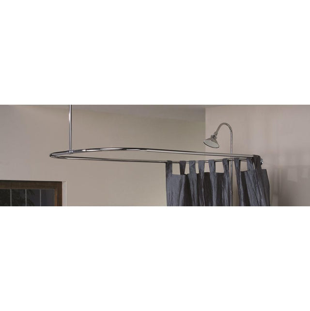 Cheviot Products - Rectangular Shower Curtain Frame - Chrome