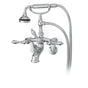 Cheviot Products - 5100 SERIES Wall-Mount Tub Filler - Lever Handles - Metal Accents - Polished Nickel