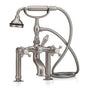 Cheviot Products - 5100 SERIES Offset Deck-Mount Tub Filler - Lever Handles - Metal Accents - Antique Bronze