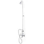 Cheviot Products - 5100 SERIES Tub Filler with Hand Shower and Overhead Shower - Cross Handles - Chrome