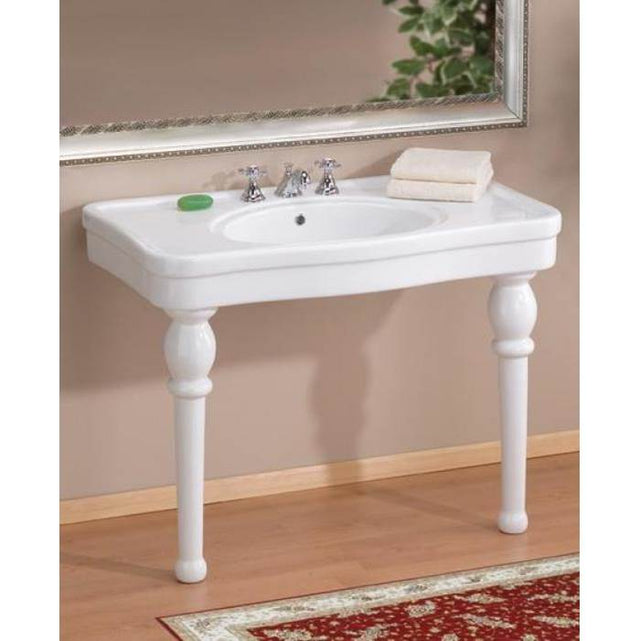 Cheviot Products - ASTORIA Console Sink - White