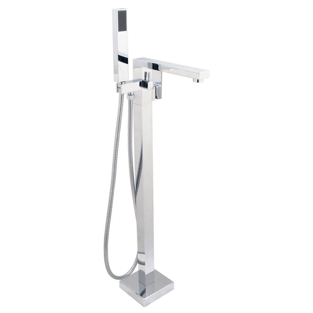 Cheviot Products - SQUARE Free-Standing Tub Filler - Chrome