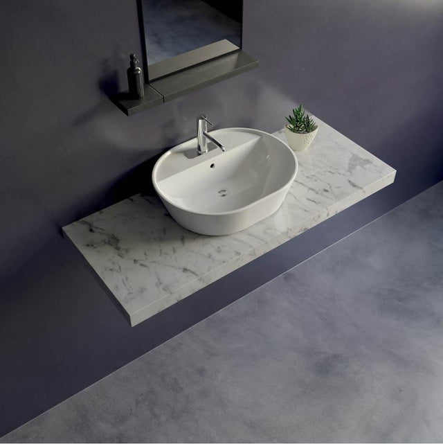 Cheviot Products - GEO 2 Overcounter Sink - White