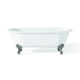 REGAL Cast Iron Bathtub with Continuous Rolled Rim and Shaughnessy Feet
