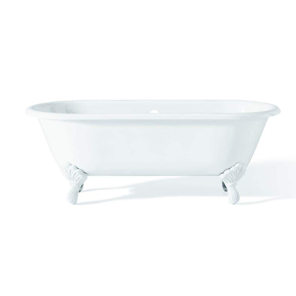REGAL Cast Iron Bathtub with Continuous Rolled Rim and Shaughnessy Feet