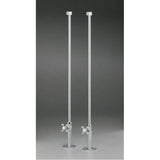 Cheviot Products - Water Supply Lines for Rim Mount Bathtub Fillers - Satin Brass