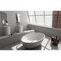 Cheviot Products - PIETRO Solid Surface Bathtub - Matte Black Interior with Matte Black Exterior