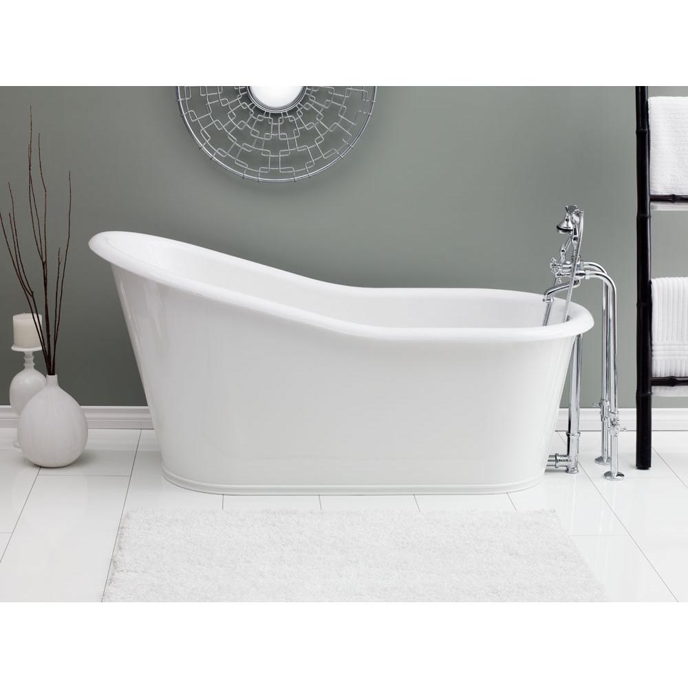Cheviot Products - DAKOTA Cast Iron Bathtub - White Interior with White Exterior