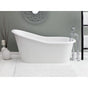 Cheviot Products - DAKOTA Cast Iron Bathtub - White Interior with White Exterior