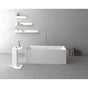 Cheviot Products - NAVONA Solid Surface Bathtub - White Interior with White Exterior
