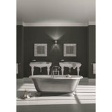 Cheviot Products - SANDRINGHAM Cast Iron Bathtub with Burnished Exterior - Biscuit Interior with Custom Colour Exterior