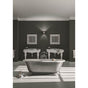 Cheviot Products - SANDRINGHAM Cast Iron Bathtub with Burnished Exterior - Biscuit Interior with Custom Colour Exterior