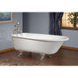 Cheviot Products - Traditional Tub, 61'', White, Roll Rim, Tub Only - White