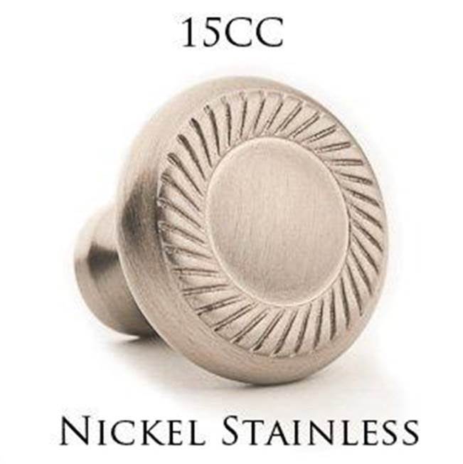 6'' center-to-center, 8'' overall, 0.75'' Hexagonal, beveled Cabinet Pull, Door Pull with flared posts hand finished in Satin Bronze