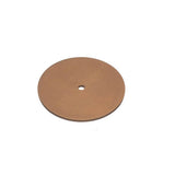 Colonial Bronze - 1.25'' diameter Round Backplate for use with 1/4-20 screw hand finished in Heritage Bronze - Heritage Bronze