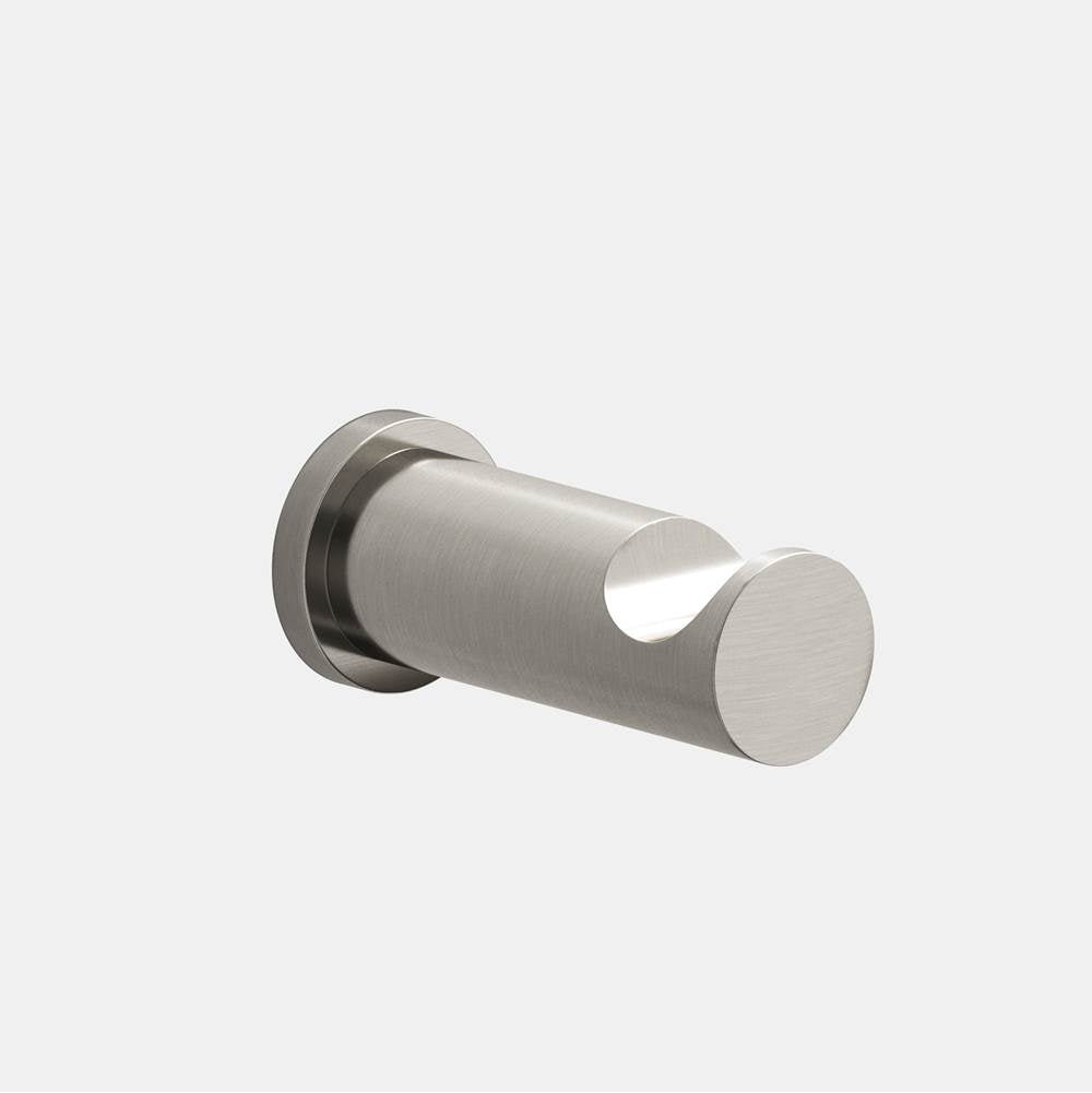 Colonial Bronze - 1'' diameter Round Hook hand finished in Satin Nickel and Satin Nickel - Satin Nickel,Satin Nickel
