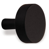 Colonial Bronze - 1'' diameter Round Cabinet Knob with straight post hand finished in Heritage Bronze - Heritage Bronze
