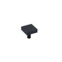 Colonial Bronze - 1.25'' Square Cabinet Knob with straight post hand finished in Satin Copper - Satin Copper