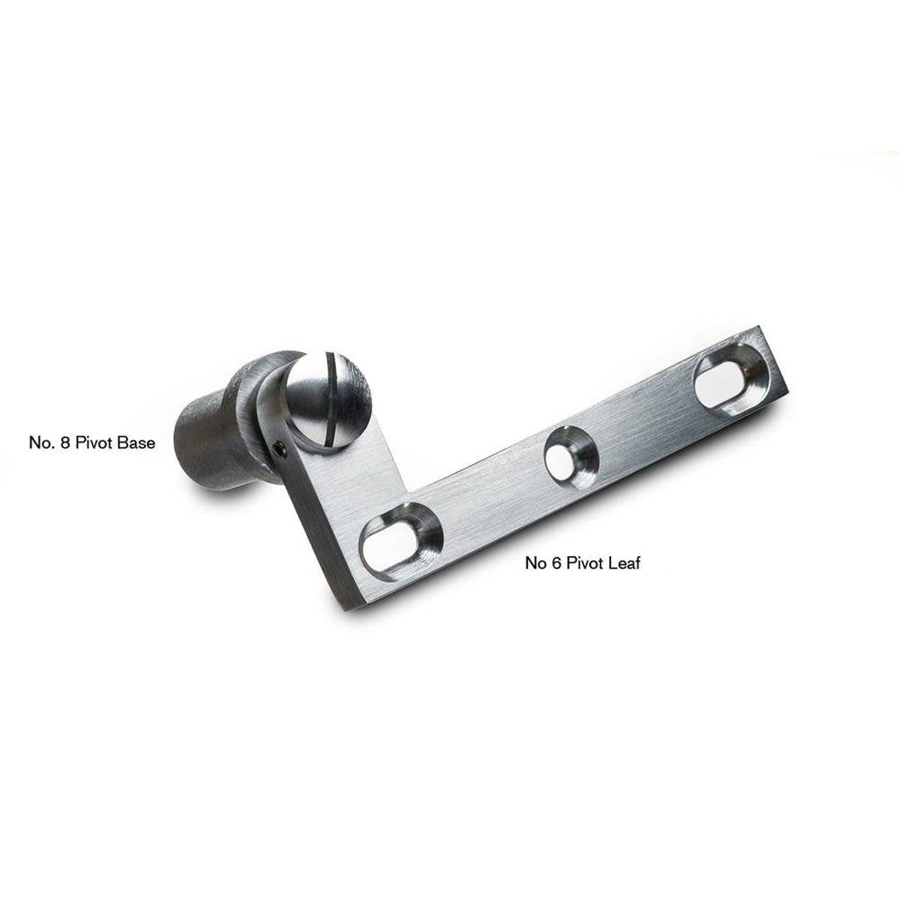 Colonial Bronze - 4.375'' overall Removable screw pivot Hinge for use with No.8 pivot base hand finished in Unlacquered Polished Brass - Unlacquered Polished Brass
