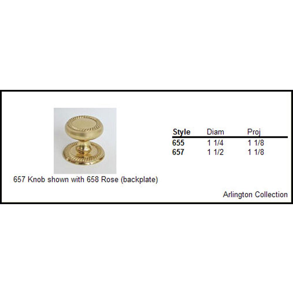 Colonial Bronze - 1.4375'' diameter Round, roped Cabinet Knob, Back-to-Back Shower Door Knob Kit hand finished in Satin Copper - Satin Copper