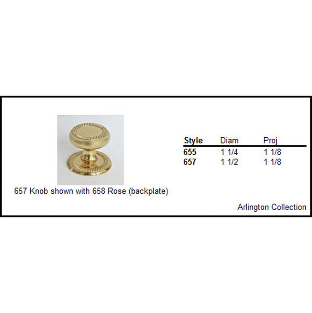 Colonial Bronze - 1.4375'' diameter Round, roped Cabinet Knob, Back-to-Back Shower Door Knob Kit hand finished in Satin Copper - Satin Copper