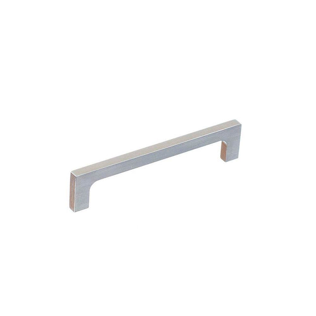 Colonial Bronze - 6'' center-to-center, 6.375'' overall, 0.25 x 0.375'' Rectangular Cabinet Pull with rectangular legs hand finished in Heritage Bronze - Heritage Bronze