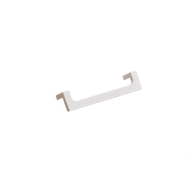 Colonial Bronze - 6'' center-to-center, 6.375'' overall, 0.375 x 0.25'' Rectangular, L-shaped Cabinet Pull with center cutout hand finished in Satin Copper - Satin Copper