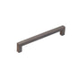 Colonial Bronze - 6'' center-to-center, 6.4375'' overall, 0.4375 x 0.5'' Square Cabinet Pull with rounded back hand finished in Satin Copper - Satin Copper