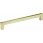 Colonial Bronze - 8'' center-to-center, 8.4375'' overall, 0.4375 x 0.5'' Square Cabinet Pull with rounded back hand finished in Matte Light Statuary Bronze - Matte Light Statuary Bronze