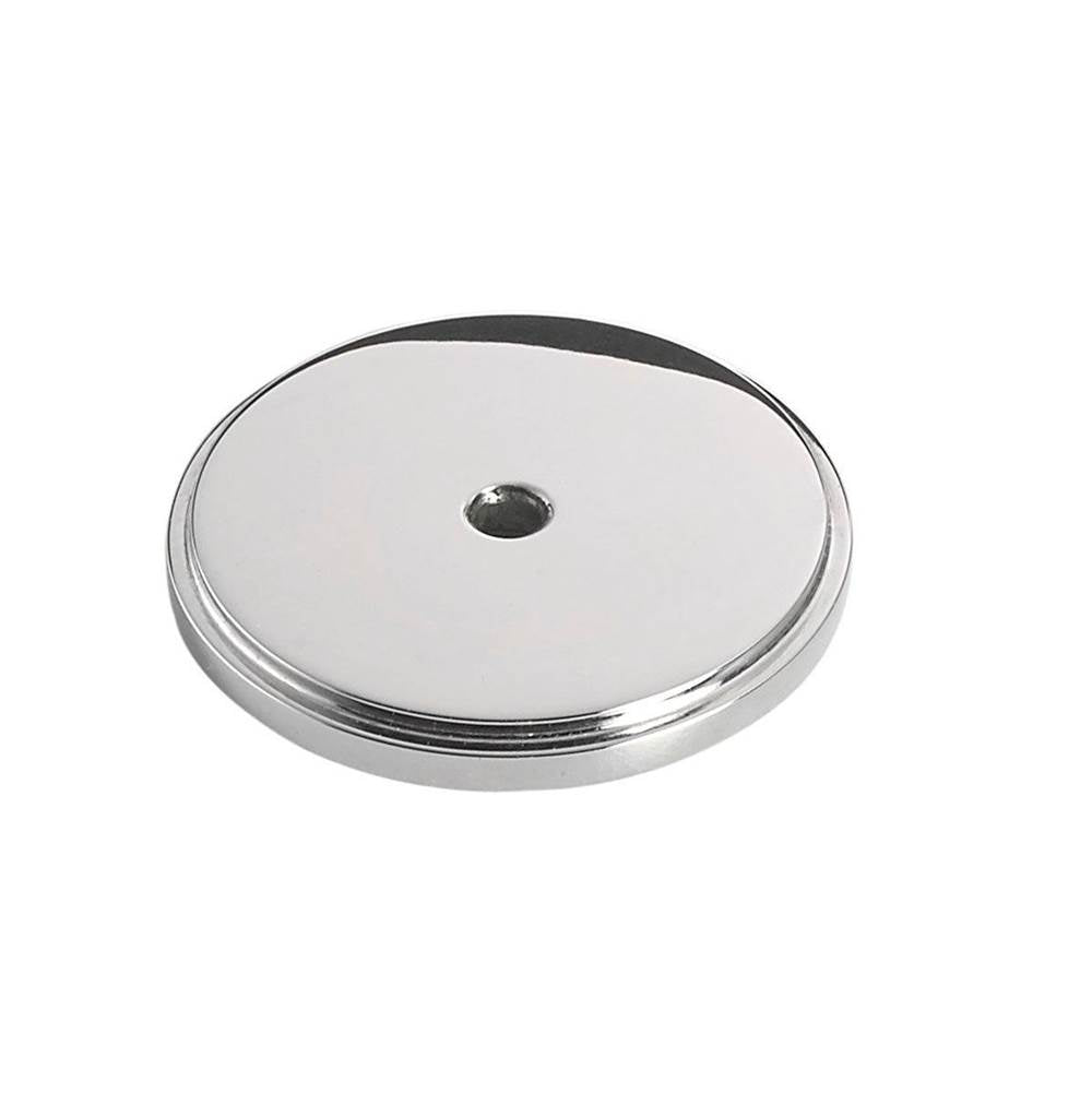 Colonial Bronze - 1.5'' diameter Round, stepped Backplate for use with 8-32 screw hand finished in Satin Copper - Satin Copper