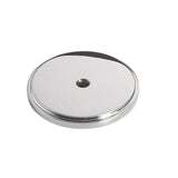 Colonial Bronze - 1.75'' diameter Round, stepped Backplate for use with 8-32 screw hand finished in Weathered Brass - Weathered Brass