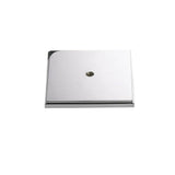 Colonial Bronze - 1'' Square, stepped Backplate for use with 8-32 screw hand finished in Weathered Brass - Weathered Brass