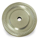 Colonial Bronze - 1.5'' diameter Round, grooved Backplate for use with 8-32 screw hand finished in Satin Copper - Satin Copper