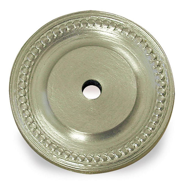 Colonial Bronze - 1.5'' diameter Round, grooved Backplate for use with 8-32 screw hand finished in Satin Copper - Satin Copper