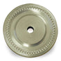 Colonial Bronze - 1.5'' diameter Round, grooved Backplate for use with 8-32 screw hand finished in Satin Copper - Satin Copper