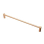 Colonial Bronze - 24'' center-to-center, 25.5'' overall, 0.75'' diameter Round Towel Bar, Appliance Pull, Door Pull, Shower Door Pull fully encapsulated by round posts hand finished in Satin Nickel and Satin Nickel - Satin Nickel,Satin Nickel