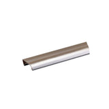 Colonial Bronze - 6'' center-to-center, 8'' overall, 0.875'' diameter Waterfall Cabinet Pull with straight ends hand finished in Satin Nickel - Satin Nickel