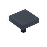 Colonial Bronze - 1.5'' Square Cabinet Knob with straight post hand finished in Matte Satin Copper - Matte Satin Copper