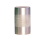 Colonial Bronze - 0.75'' diameter Round, diamond-knurled Cabinet Knob, Back-to-Back Shower Door Knob Kit hand finished in Matte Satin Copper - Matte Satin Copper