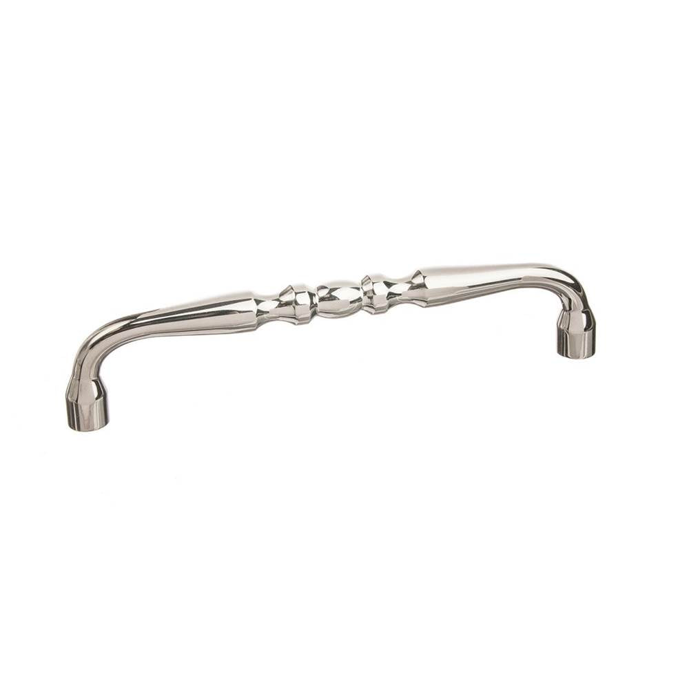 Colonial Bronze - 6'' center-to-center, 6.5'' overall, 0.5'' diameter Detailed wire Cabinet Pull, Door Pull with bead hand finished in Heritage Bronze - Heritage Bronze