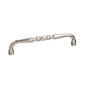 Colonial Bronze - 6'' center-to-center, 6.5'' overall, 0.5'' diameter Detailed wire Cabinet Pull, Door Pull with bead hand finished in Heritage Bronze - Heritage Bronze