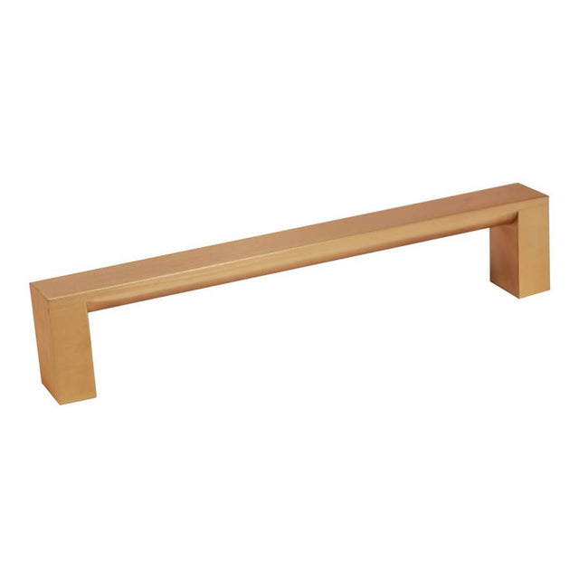 Colonial Bronze - 10'' center-to-center, 10.5'' overall, 1'' Rectangular Cabinet Pull, Appliance Pull, Door Pull, Shower Door Pull with rounded back hand finished in Heritage Bronze - Heritage Bronze
