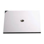 Colonial Bronze - 1'' Square Backplate for use with 8-32 screw hand finished in Weathered Brass - Weathered Brass