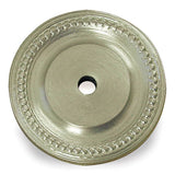 Colonial Bronze - 1.5'' diameter Round, grooved Backplate for use with 1/4-20 screw hand finished in Satin Copper - Satin Copper